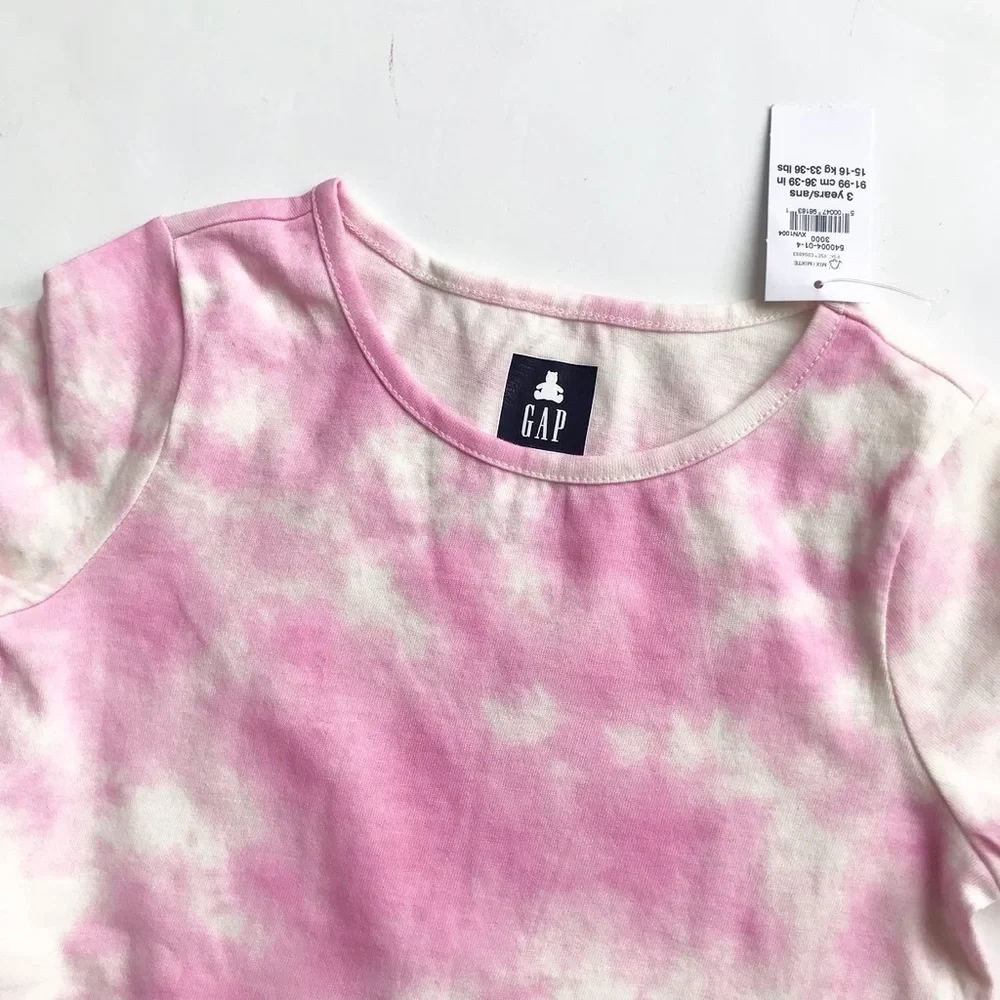 BabyGap NWT tie dye peplum top 3T